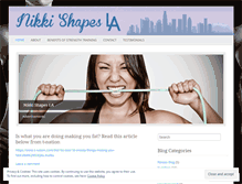 Tablet Screenshot of nikkishapesla.com